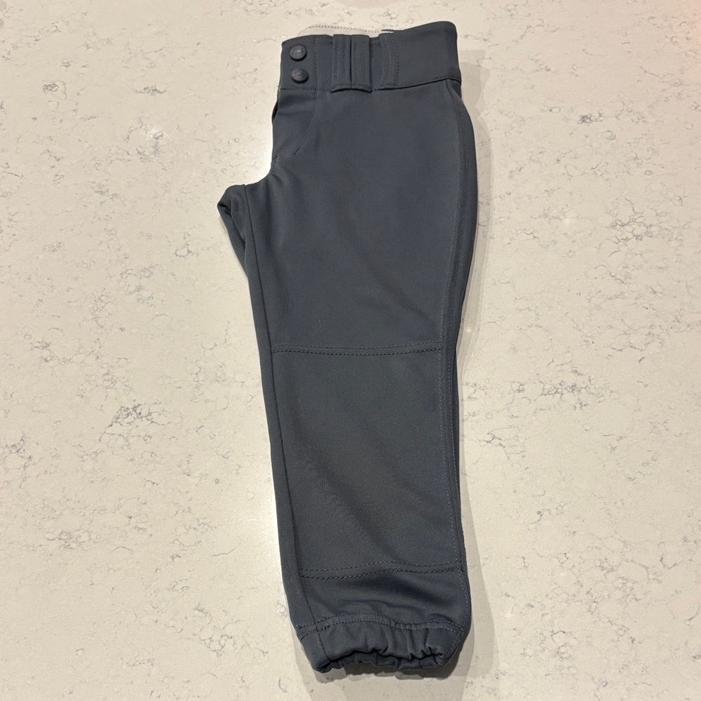 Kids Charcoal softball pants